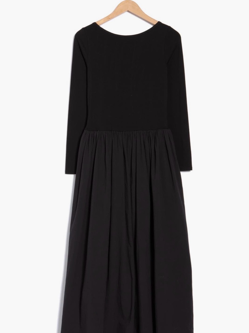 Black Long Sleeve Maxi Dress